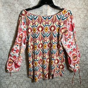 Lucky Brand Tops - Lucky Brand ikat print top Lucky Brand Tops - Lucky Brand ikat print top